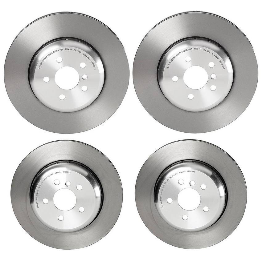 BMW Brakes Kit Brembo Rotors Front and Rear (348mm/330mm) 34216882246